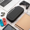 Insten Carrying Case with 10 Game Card Holder Slots for Nintendo Switch & OLED Model, Controllers and Accessories, Portable Travel Cover, Black - 2 of 4
