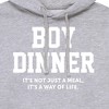 Men's - Instant Message - Boy Dinner Way Of Life Graphic Fleece Pullover Hoodie - 2 of 4