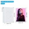Unique Bargains Love Heart PVC Material Photocard Binder Album with 32 Pockets 4.3"x3.3" 2 Pcs - 2 of 4