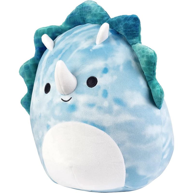 Squishmallow New 10" Jerome The Blue Triceratops - Official Kellytoy 2022 Plush - Soft and Squishy Dinosaur Stuffed Animal Toy - Great Gift for Kids, 2 of 4