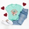 S.W.Smiley Love More Smiley Faces - Women's Short Sleeve Graphic T-Shirt - 3 of 4