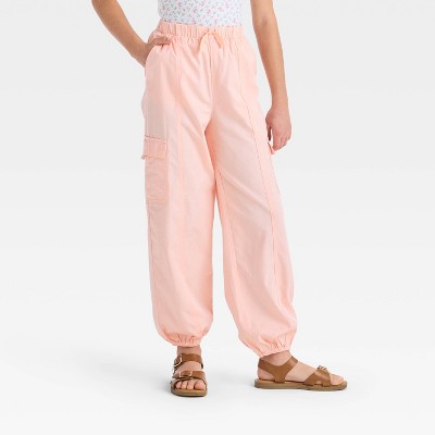 Girls' Twill Cargo Jogger Pants - Cat & Jack™