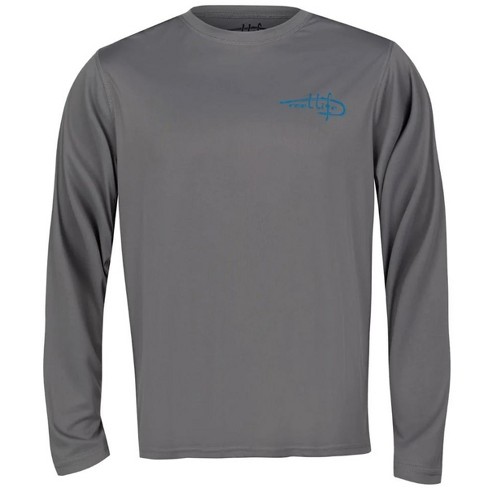 Reel Life Compass Lure Uv Long Sleeve T-shirt - Large - Sea Foam : Target