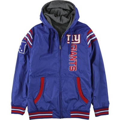 G-III Sports Mens NY Giant Hooded Reversible Jacket