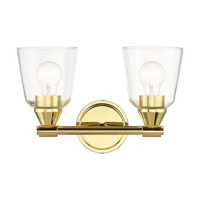 Livex Lighting Catania 2 - Light Vanity in  Polished Brass