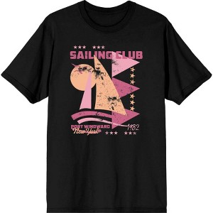 Sailing Club Port Windward New York Adult Crew Neck Short Sleeve Tee - 1 of 2
