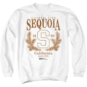 Men's Sequoia National Park Pine Wreath Crewneck Sweatshirt - 1 of 4