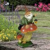 Design Toscano Tesla With The Lamp Garden Gnome Statue - Multicolored - 2 of 4