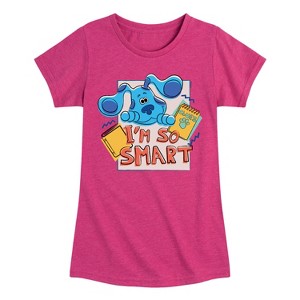 Girls' - Blue's Clues & You! - I'm So Smart Fitted Short Sleeve Graphic T-Shirt - 1 of 3