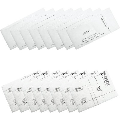 Nispira AirClean and Motor Protection Filters Replacement Compatible with Miele Classic Vacuum Compact C1 C2 C3, S700 S2 S4 S6 S5 S8 Series, 8 Sets