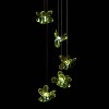 Alpine Corporation LED Solar Bee Mobile Novelty Sculpture Light Cool White: Solar-Powered, Decorative Garden Accent, 27-Inch Height - 4 of 4