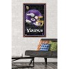 Trends International NFL Minnesota Vikings - Neon Helmet 23 Framed Wall Poster Prints - 2 of 4