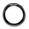 Black Bow Jewelry Black Plated Sterling Silver Stackable Medium Twisted Slide, 20mm - 3 of 4