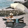LAGarden Fringe Patio Umbrella with Base Included Tripod Stand Tilt Outdoor Beach for Sand Shadewith Bag - 2 of 4