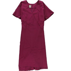 Anne Klein Womens Asymmetrical-Hem Sheath Dress - 1 of 1