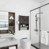 OUTSUPPLY Bathroom Towel Bar, Paper Holder, Over The Toilet Storage Cabinet, Medicine Cabinet for Bathroom - 3 of 4
