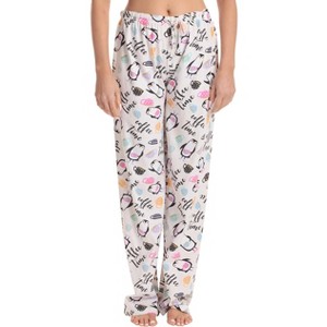 Just Love Womens Halloween Print Knit Jersey Pajama Pants - 1 of 3