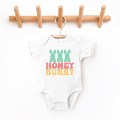 The Juniper Shop Honey Bunny Bunny Tails Baby Bodysuit