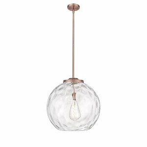 Athens Water Glass - 1 Light Pendant In Industrial Style-19.5 Inches Tall and 17.88 Inches Wide - 1 of 1