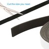 AMMER Weather Stripping Door Seal 1/2 Inch Wide x 1/4 Inch Thick, Adhesive Foam Tape for Soundproofing Windows, 2 Rolls 26FT, Black - 2 of 4