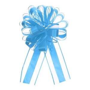 Unique Bargains Large Big Pull Bow Glitter Gift Wrapping Ribbon for Wedding 10 Pcs - 1 of 4
