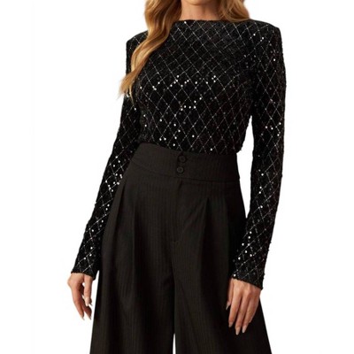 Women's Shimmering Night Bodysuit - FLYING TOMATO