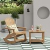 WestinTrends 2-Piece Outdoor Patio Adirondack Rocking Chair with Side Table Set - 2 of 4