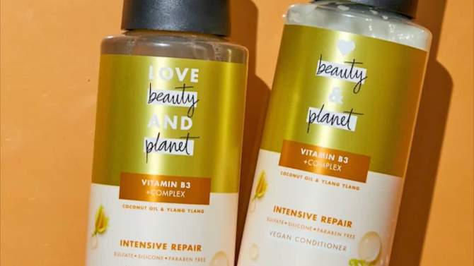Love Beauty and Planet Coconut Oil &#38; Ylang Ylang Conditioner - 13.5 fl oz, 2 of 13, play video