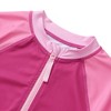 Lands' End Kids Long Sleeve Zip Front UPF 50 Rash Guard - 2 of 2