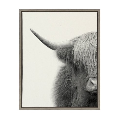 Americanflat - 32 X 48 Highland Cow By Tanya Shumkina Wrapped