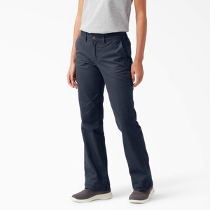 Dickies Women's Slim Fit Bootcut Pants - 1 of 3