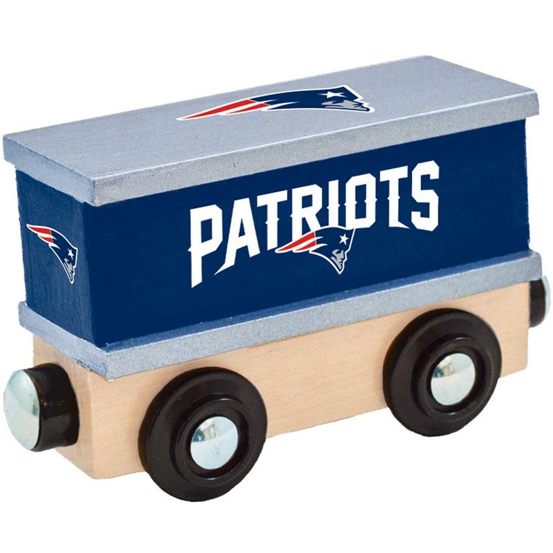 MasterPieces Wood Train Box Car - NFL New England Patriots, 1 of 6