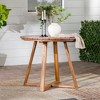 PAGED Contemporary Wood Outdoor Table Rectangle Patio Dining Table with Rot-resistant Build for Patio, Poolside, Courtyard - 2 of 4