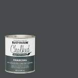 Rust-Oleum 2pk Chalked Paint Quart Charcoal