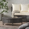 MOEPISY Patio Half-Round Coffee Table - 2 of 4