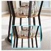 Nasitip Round Dining Table for 4-6, 42" Farmhouse Kitchen Table with Storage, Circle Dinner Tables for Dining Room, Living Room, Apartment(Only Table) - 2 of 4