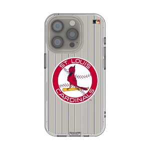 MLB Cooperstown Central Teams Pinstripe Clear Cell Phone Case for Apple iPhone - 1 of 4