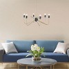 BAOURE 6-Light Gold Metal Modern Chandelier for Kitchen Dining room - 2 of 4