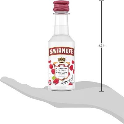 Smirnoff Raspberry Flavored Vodka - 50ml Plastic Bottle