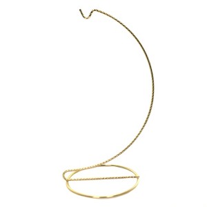 Bards Brand 9.0 Inch Twisted Brass Hanger 9.0 In Christmas Ornament Stand , Christmas Decor Ornament Stand Hook (1PC) - 1 of 2