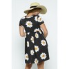 Hello Miz Women's Casual Mini T-Shirt Maternity Dress - 4 of 4