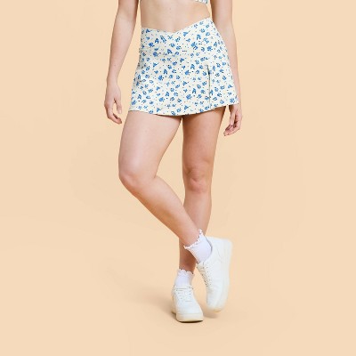 Blogilates Women's Criss Cross Slit High-Rise Skort