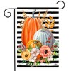 Briarwood Lane Fall Garden Flag 12x18 For Outdoor Striped Pumpkins For Fall Garden Flag Flags For Outside - 2 of 4