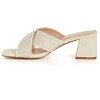 Women's Plus Size WIDE FIT Tuscany Slide - cream | CITY CHIC - 4 of 4