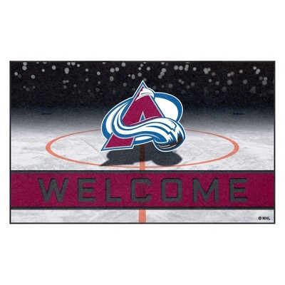 NHL Colorado Avalanche Crumb Rubber Door Mat 18"x30"