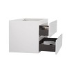 NicBex 35.6" Morden Bathroom Vanity without Sink, Wall Mounted Bathroom Storage Cabinet, 2 Spacious Drawers for Bathroom - 3 of 4