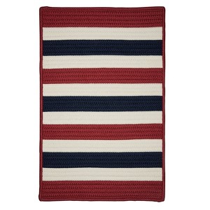 Colonial Mills Portico - Patriotic Stripe 3' square - 1 of 2