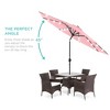 Best Choice Products 10ft Solar LED Lighted Patio Umbrella w/ Tilt Adjustment, UV-Resistant Fabric - 2 of 4