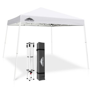 EAGLE PEAK Slant Leg Pop-up Canopy Tent Easy One Person Setup Instant Outdoor Beach Canopy Folding Portable Sports Shelter - 1 of 4