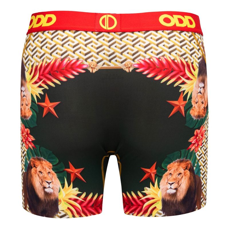 Odd Sox Men's Novelty Underwear Boxer Briefs, Lions High Fashion, 2 of 5